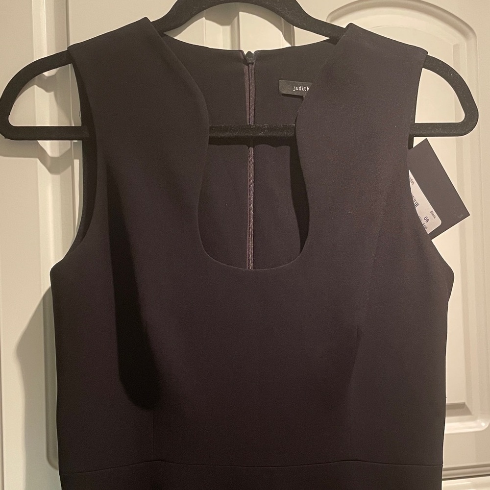 NWT Judith & Charles black dress orig $495 size 6